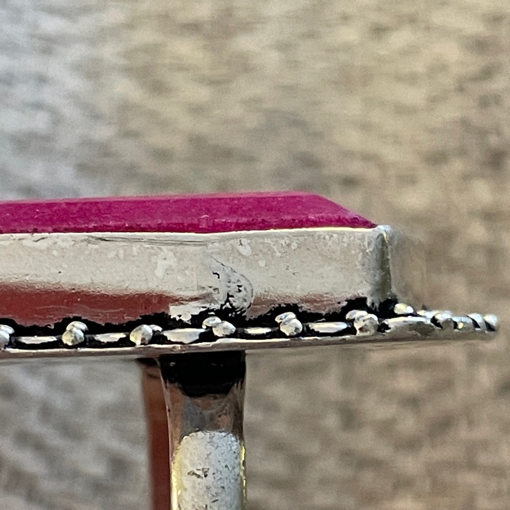 Sterling Silver Ruby Ring - image 6